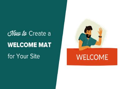 How to Create a Welcome Mat For Your WordPress .